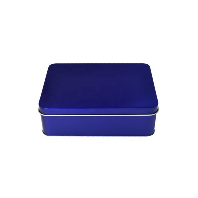 Rectangular packaging color recipe tin box