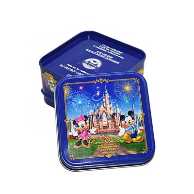 Mickey mouse cookie storage tin box for kids