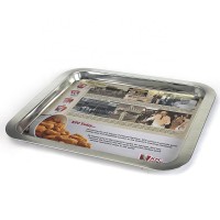 Middle east restaurant silver metal serving trays wholesale