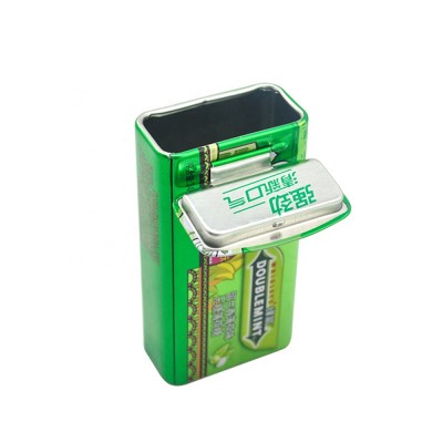 Custom made chewing gum packing empty tin container