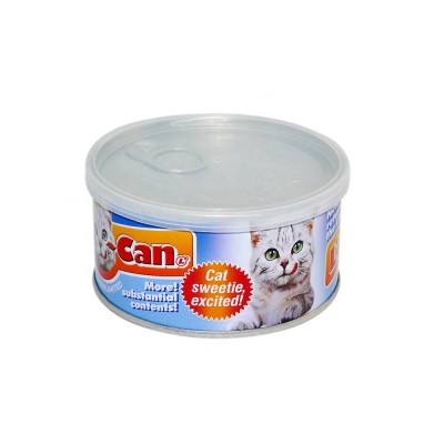 A-class round color mini metal tin can with plastic lid