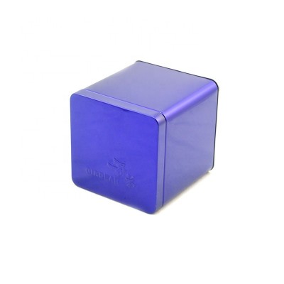 Cheap custom made printed square colored candle tins