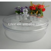 Plastic Round Clear candy jar container for sweets