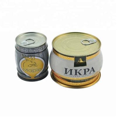 D63*73mm food safe antique metal coffee tins for sale