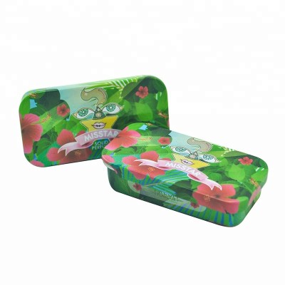 Different color slide top miniature metal cigarette tin box for sale